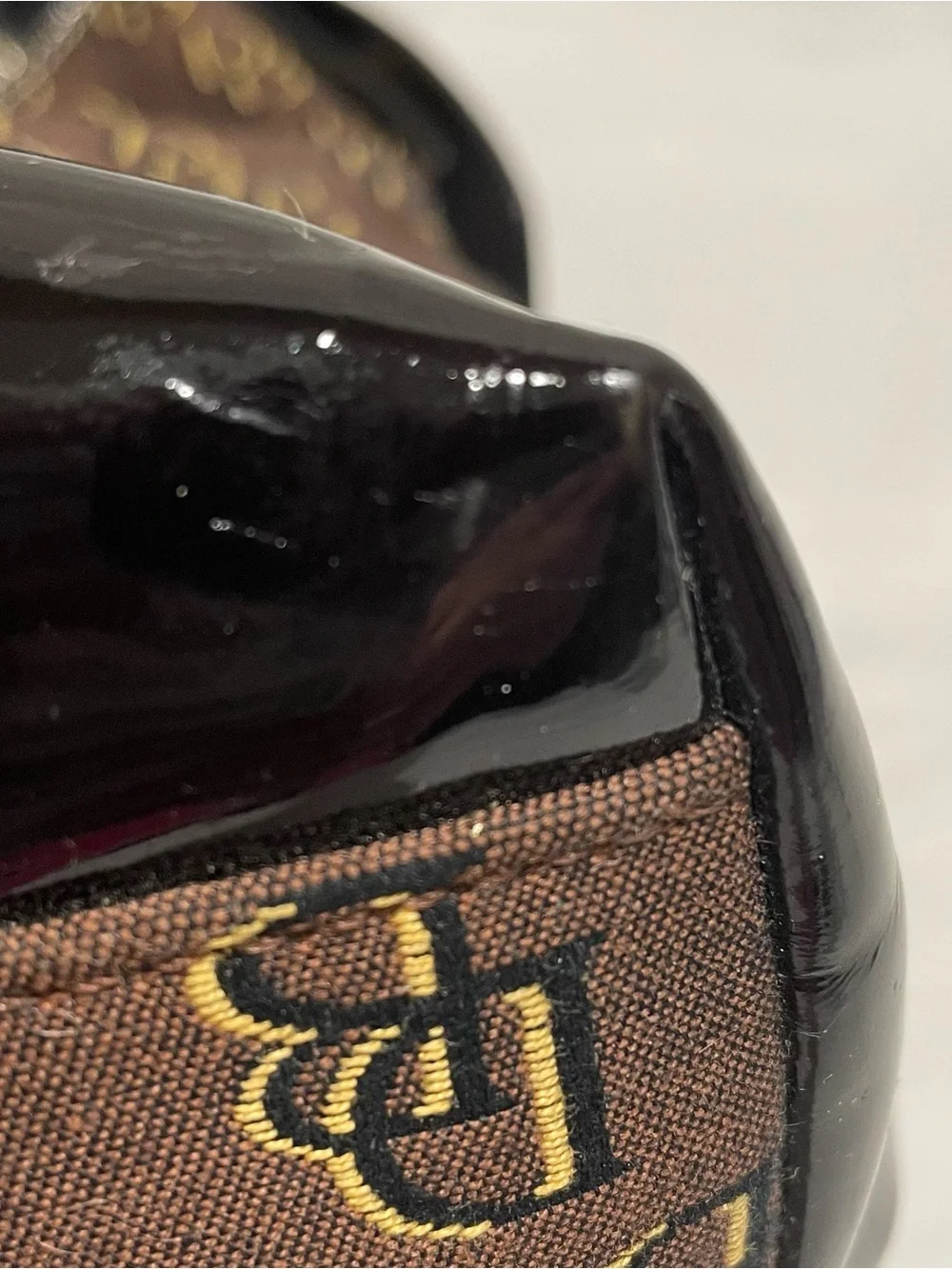 Dooney & Bourke Nikki Shadow Signature Monogram Hobo Bag, EUC